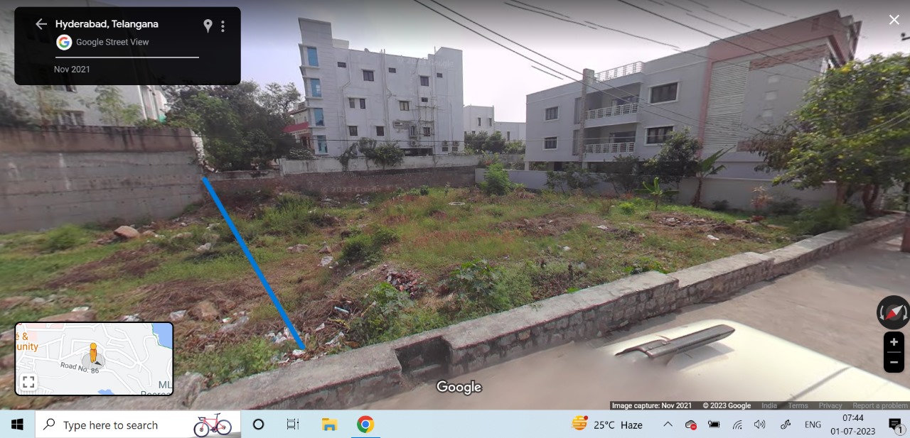 Open plot for sale in Med